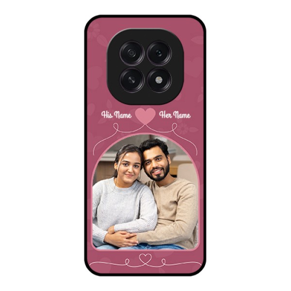 Oppo F29 5G Custom Glass Phone Case - Love Floral Design