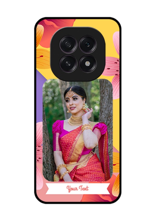 Oppo F29 5G Custom Glass Phone Case - 3 Image With Vintage Floral Design