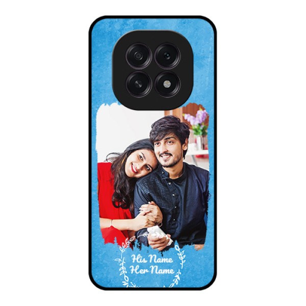 Oppo F29 5G Custom Glass Phone Case - Blue Color Vintage Design Oppo F29 5G Custom Glass Phone Case - Blue Color Vintage Design