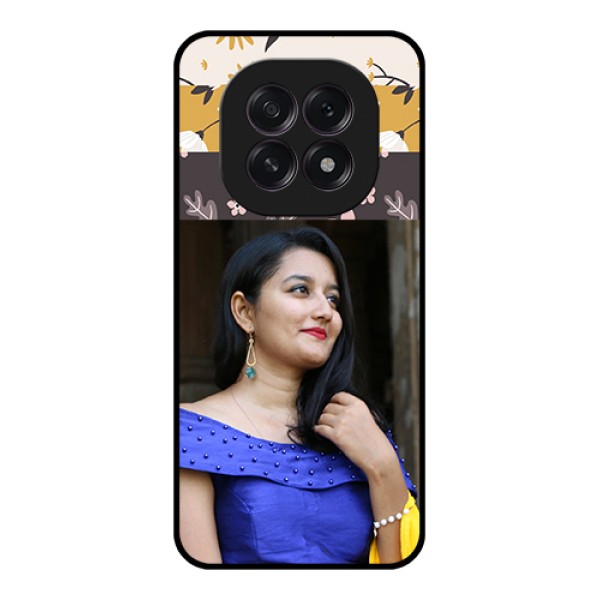 Oppo F29 5G Custom Glass Phone Case - Stylish Floral Design