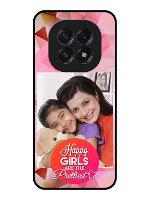 Custom Oppo F29 5G Custom Glass Phone Case - Abstract Triangle Design