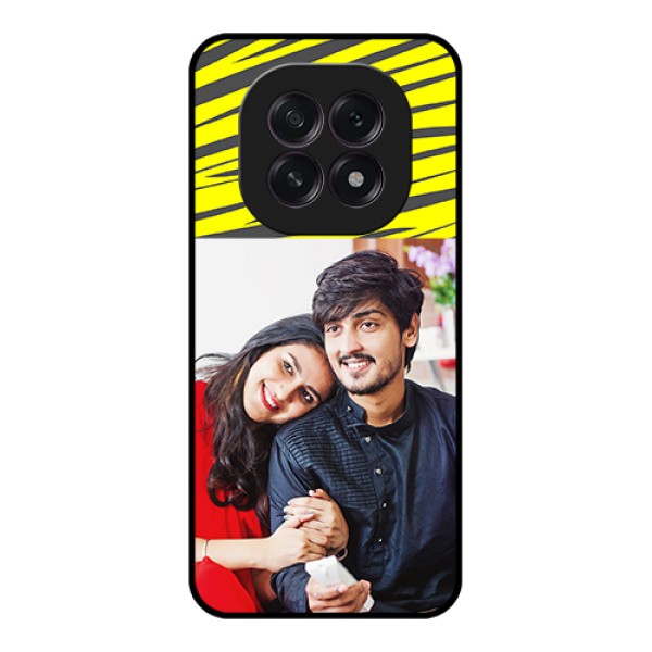 Oppo F29 5G Custom Glass Phone Case - Yellow Abstract Design Oppo F29 5G Custom Glass Phone Case - Yellow Abstract Design