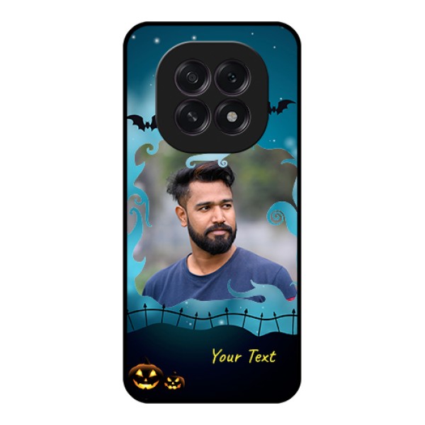 Oppo F29 5G Custom Glass Phone Case - Halloween Frame Design