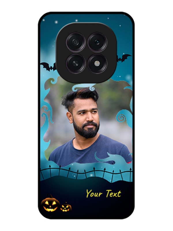 Custom Oppo F29 5G Custom Glass Phone Case - Halloween Frame Design