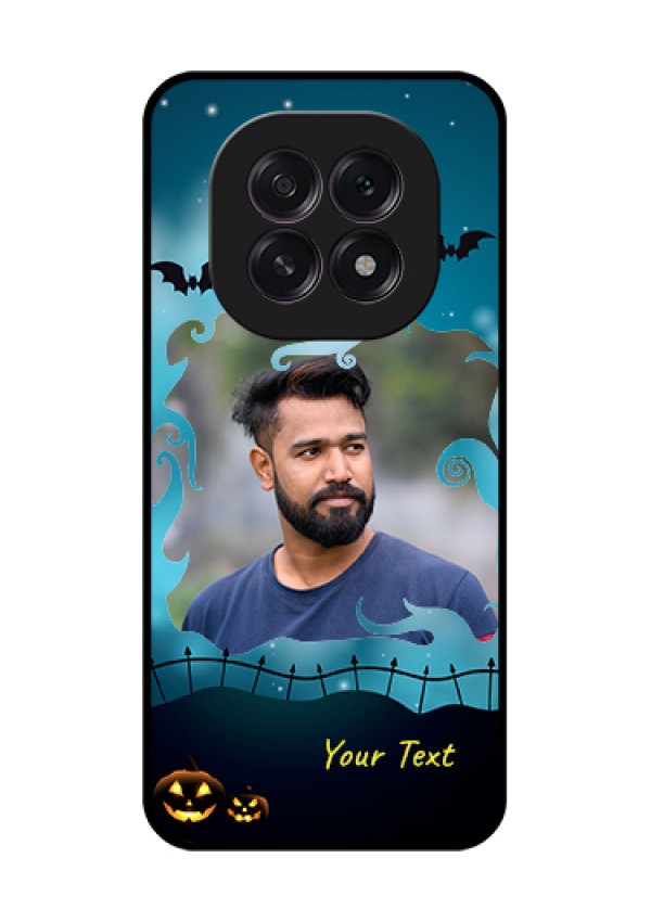 Oppo F29 5G Custom Glass Phone Case - Halloween Frame Design
