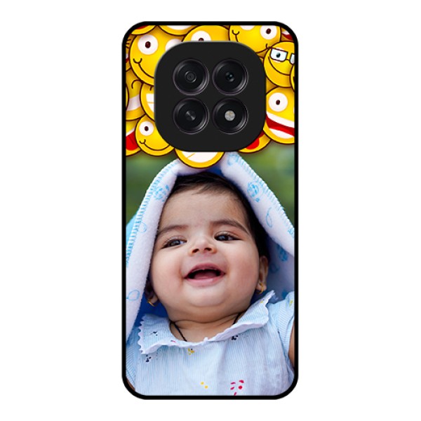 Oppo F29 5G Custom Glass Phone Case - With Smiley Emoji Design