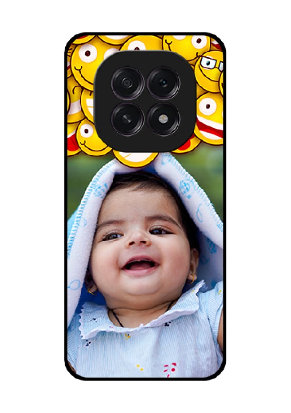 Oppo F29 5G Custom Glass Phone Case - With Smiley Emoji Design