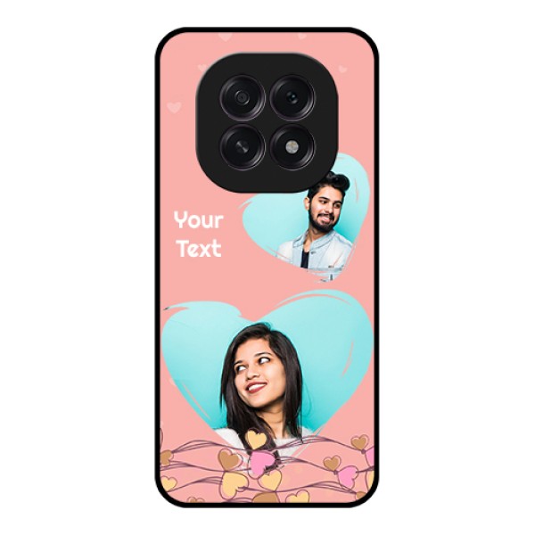 Oppo F29 5G Custom Glass Phone Case - Love Doodle Design