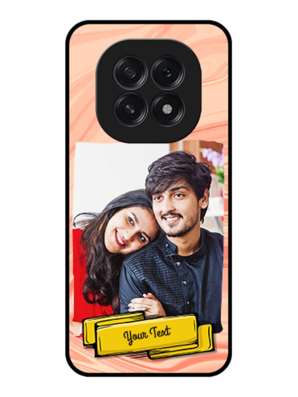 Custom Oppo F29 5G Custom Glass Phone Case - Marble Texture Design