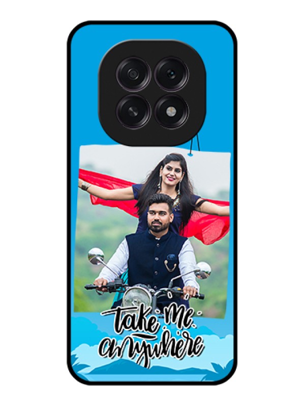 Custom Oppo F29 5G Custom Glass Phone Case - Traveller Design