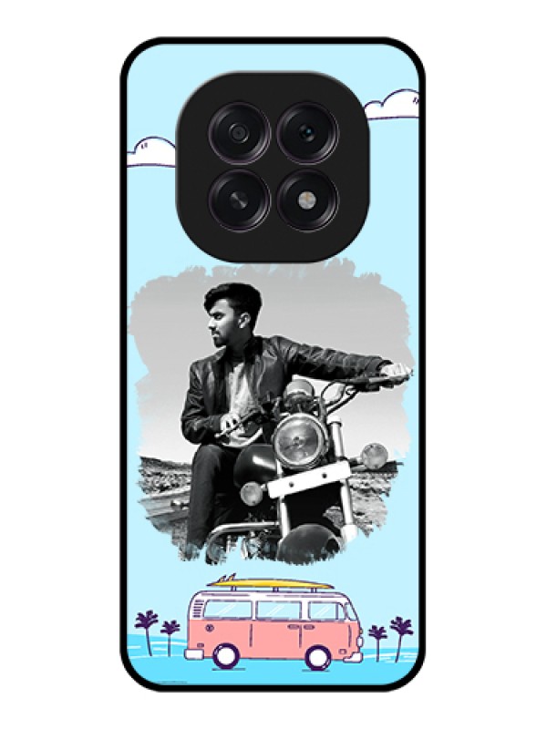 Custom Oppo F29 5G Custom Glass Phone Case - Travel & Adventure Design