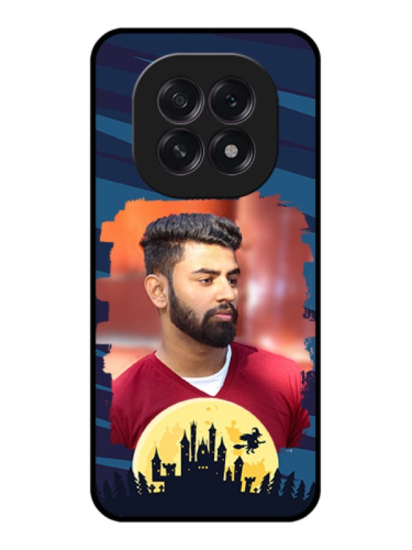 Custom Oppo F29 5G Custom Glass Phone Case - Halloween Witch Design