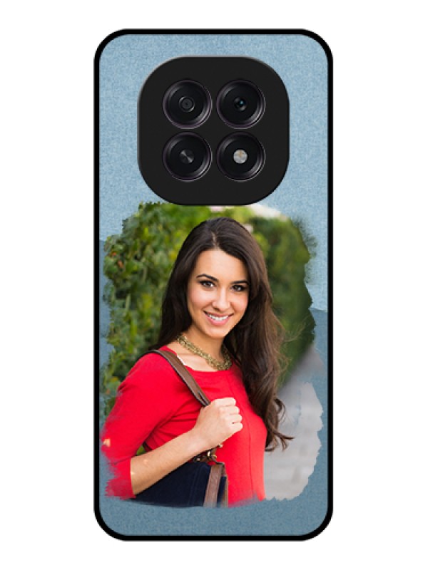 Custom Oppo F29 5G Custom Glass Phone Case - Grunge Line Art Design