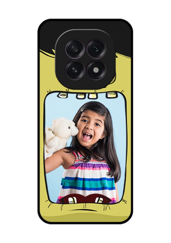 Oppo F29 5G Custom Glass Phone Case - Cartoon Monster Back Case Design