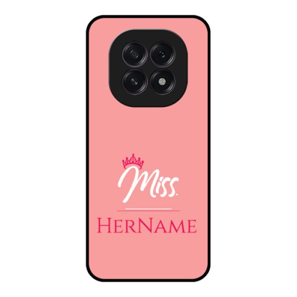Oppo F29 5G Custom Glass Phone Case - Mrs With Name Design