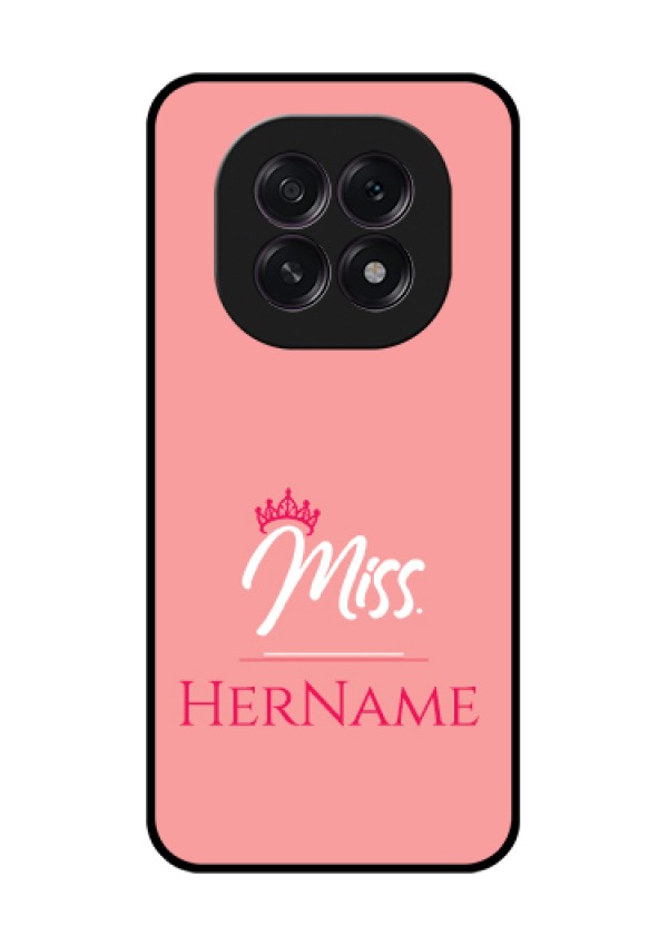 Oppo F29 5G Custom Glass Phone Case - Mrs With Name Design