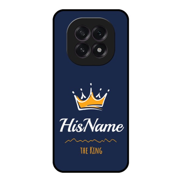 Oppo F29 5G Custom Glass Phone Case - King With Name Design