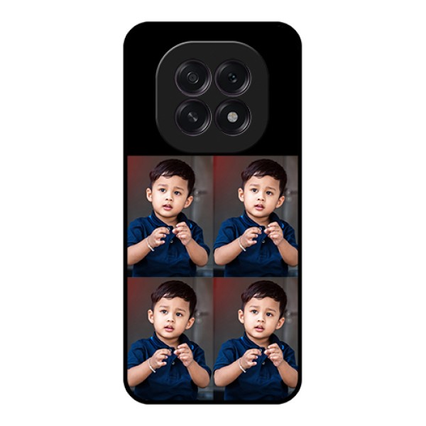 Oppo F29 5G Custom Glass Phone Case - 4 Image Holder Design