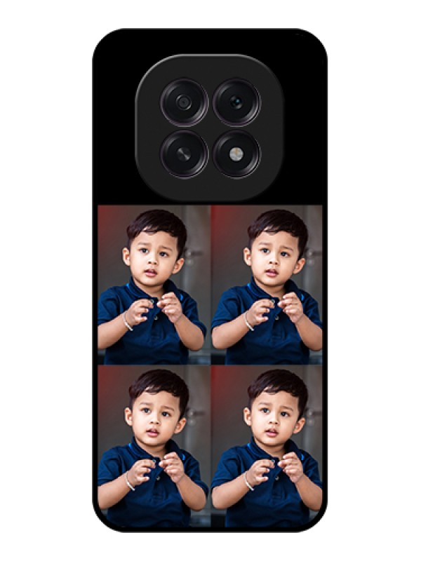 Custom Oppo F29 5G Custom Glass Phone Case - 4 Image Holder Design