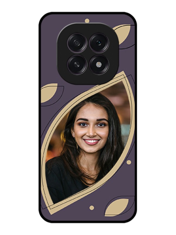 Custom Oppo F29 5G Custom Glass Phone Case - Falling Leaf Design