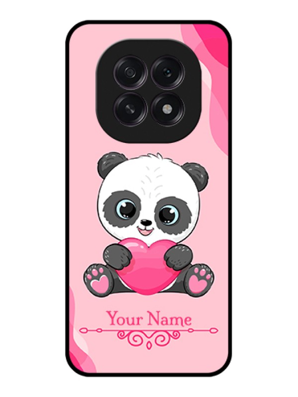 Custom Oppo F29 5G Custom Glass Phone Case - Cute Panda Design