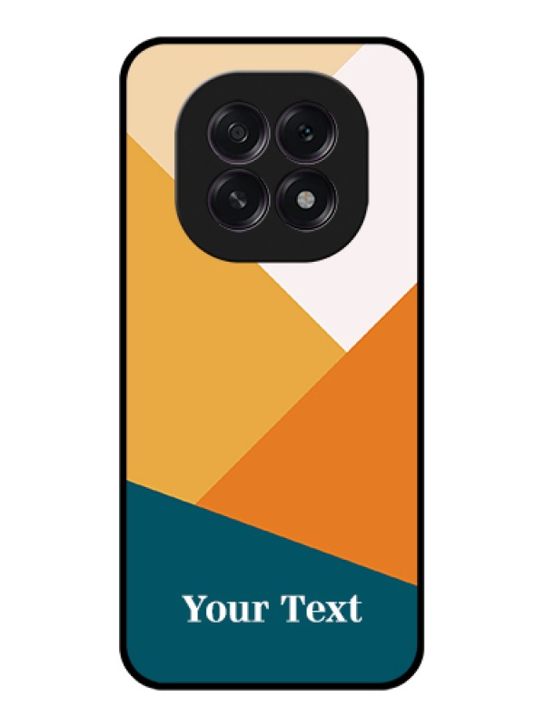 Custom Oppo F29 5G Custom Glass Phone Case - Stacked Multi - Colour Design