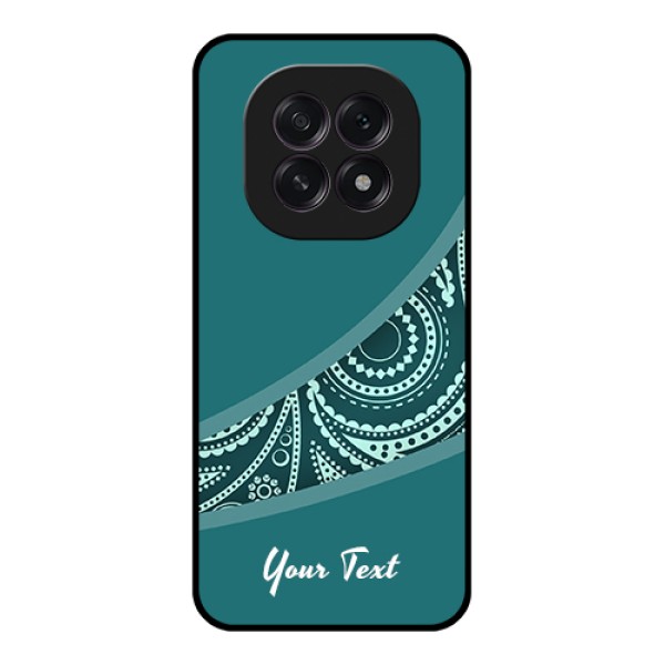Oppo F29 5G Custom Glass Phone Case - Semi Visible Floral Design