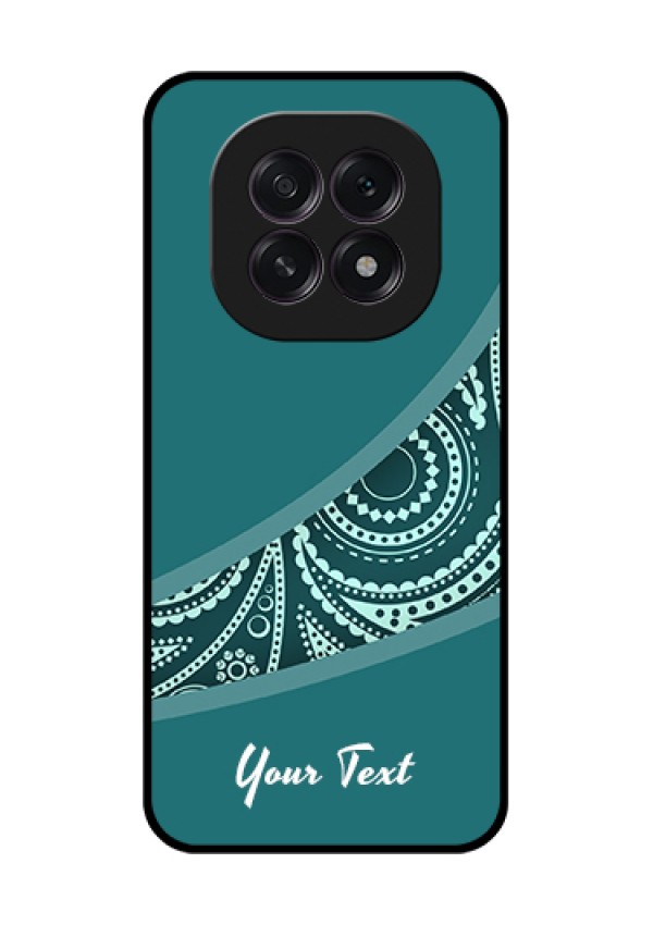 Oppo F29 5G Custom Glass Phone Case - Semi Visible Floral Design