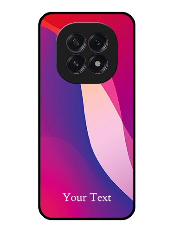 Custom Oppo F29 5G Custom Glass Phone Case - Digital Abstract Overlap Design