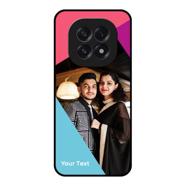 Oppo F29 5G Custom Glass Phone Case - Stacked Triple Colour Design
