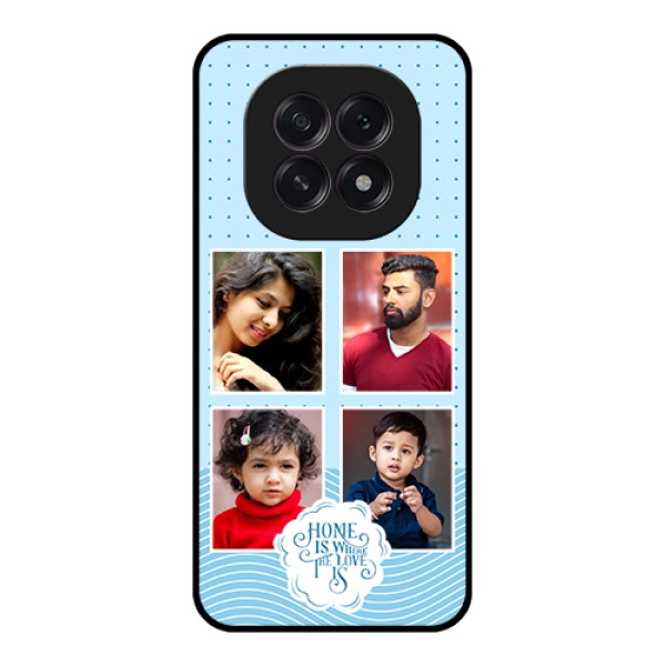 Oppo F29 5G Custom Glass Phone Case - Cute Love Quote With 4 Pic Upload Design Oppo F29 5G Custom Glass Phone Case - Cute Love Quote With 4 Pic Upload Design