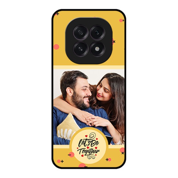Oppo F29 5G Custom Glass Phone Case - Lets Be Together Design