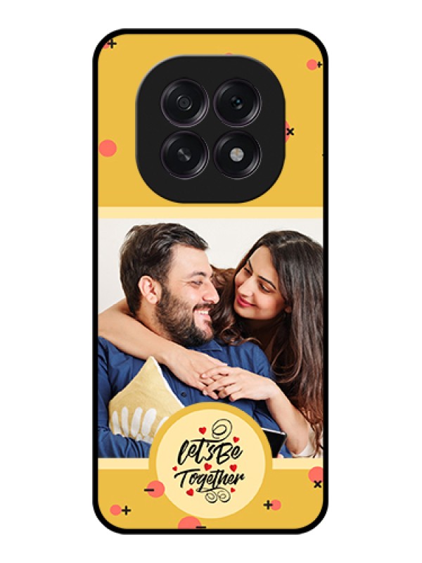 Custom Oppo F29 5G Custom Glass Phone Case - Lets Be Together Design