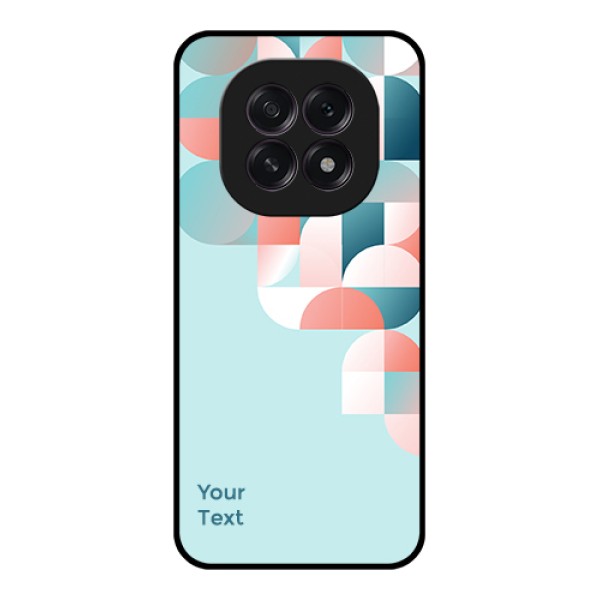 Oppo F29 5G Custom Glass Phone Case - Stylish Semi - Circle Pattern Design