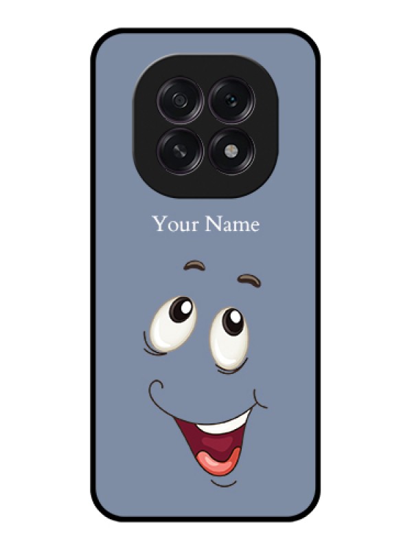 Custom Oppo F29 5G Custom Glass Phone Case - Laughing Cartoon Face Design