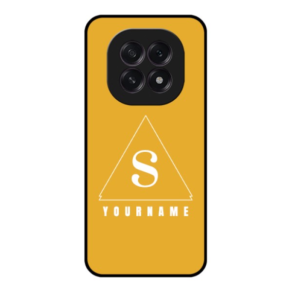 Oppo F29 5G Custom Glass Phone Case - Simple Triangle Design