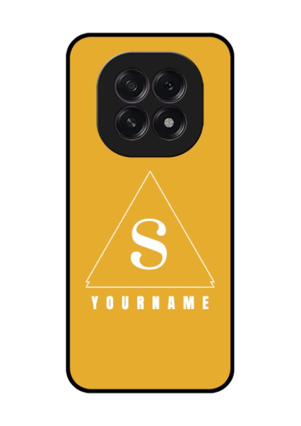 Oppo F29 5G Custom Glass Phone Case - Simple Triangle Design