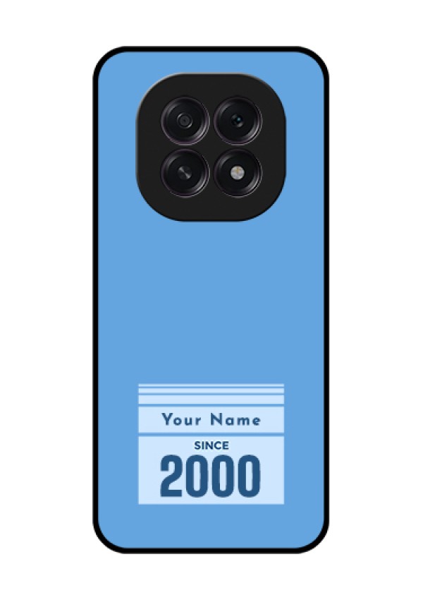 Oppo F29 5G Custom Glass Phone Case - Custom Year Of Birth Design