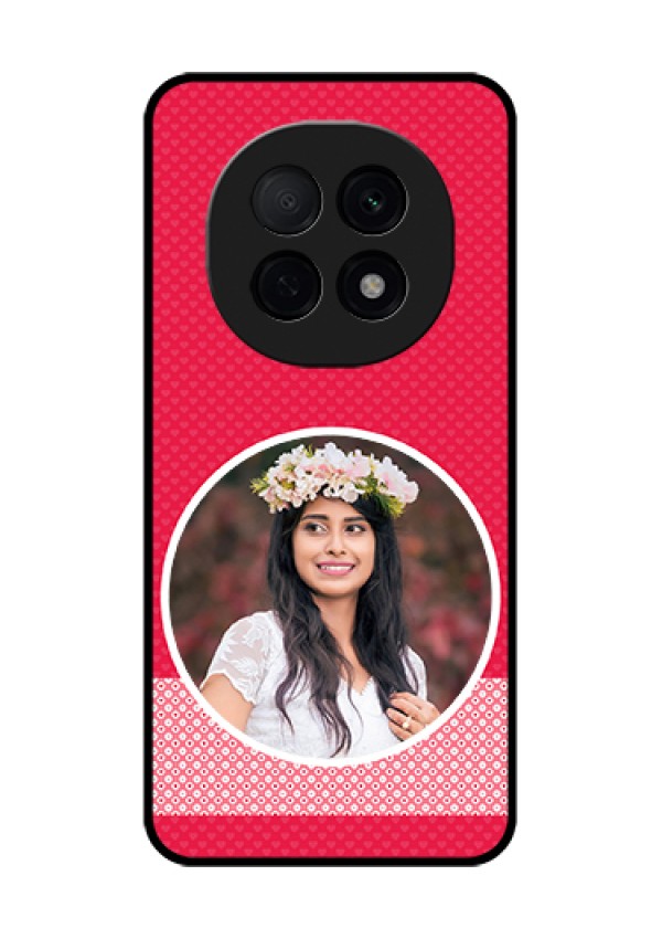 Oppo F29 Pro 5G Custom Glass Phone Case - Pink Color Pattern Design