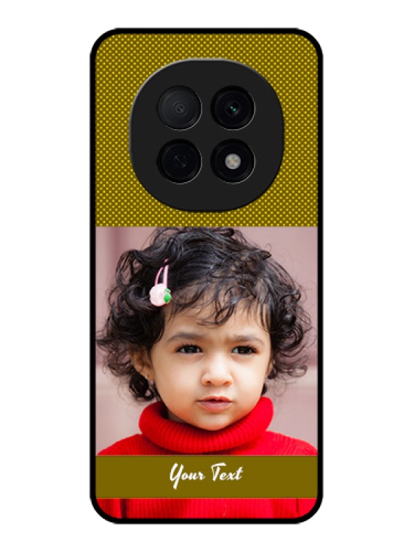 Custom Oppo F29 Pro 5G Custom Glass Phone Case - Simple Green Color Design