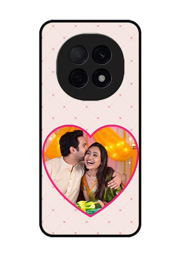 Oppo F29 Pro 5G Custom Glass Phone Case - Heart Shape Design