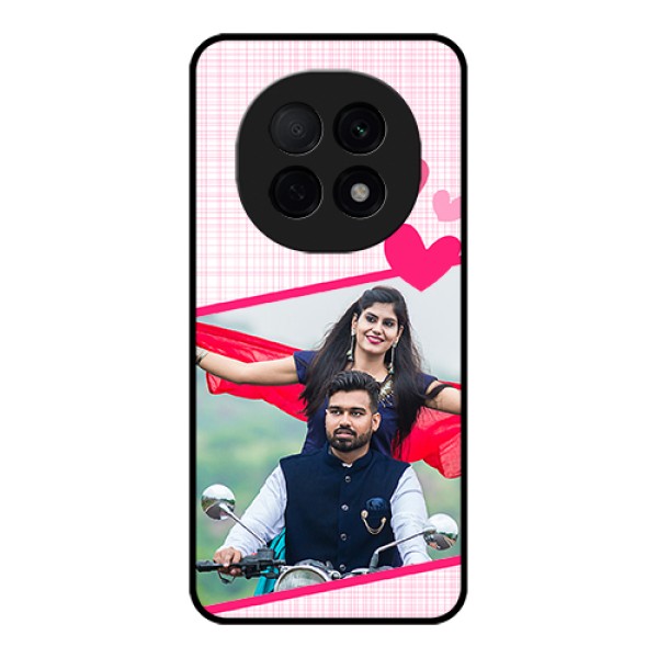 Oppo F29 Pro 5G Custom Glass Phone Case - Love Shape Heart Design