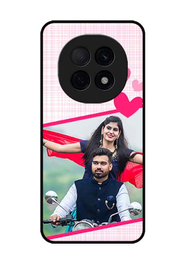Oppo F29 Pro 5G Custom Glass Phone Case - Love Shape Heart Design