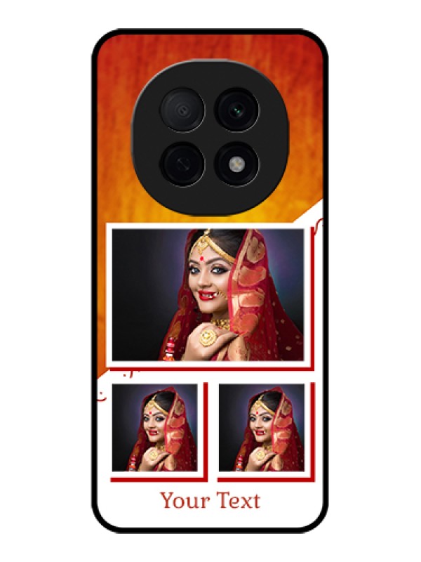 Custom Oppo F29 Pro 5G Custom Glass Phone Case - Wedding Memories Design