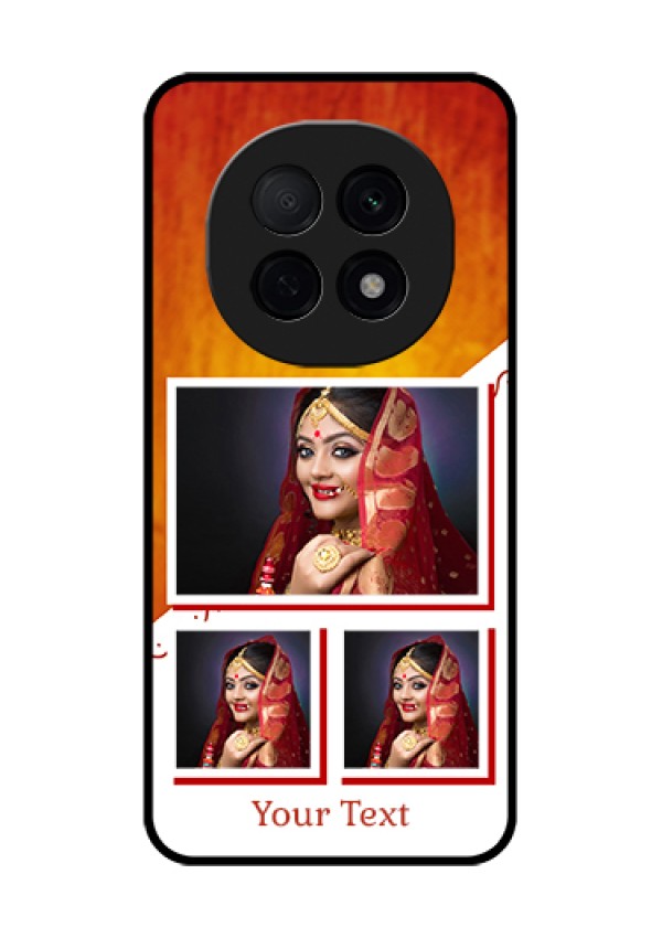 Oppo F29 Pro 5G Custom Glass Phone Case - Wedding Memories Design