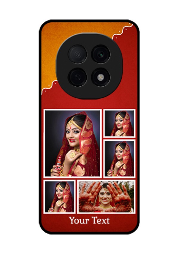 Oppo F29 Pro 5G Custom Glass Phone Case - Wedding Pic Upload Design