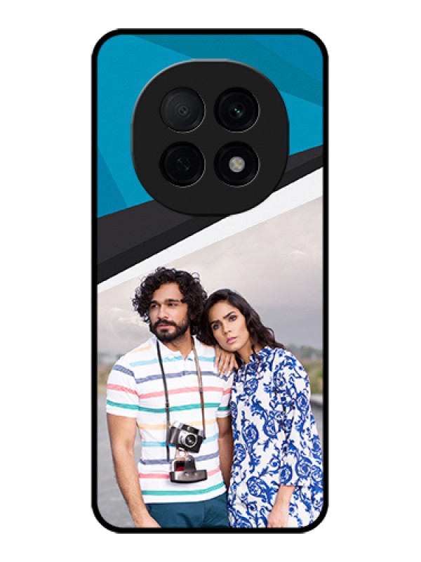 Custom Oppo F29 Pro 5G Custom Glass Phone Case - Simple Pattern Photo Upload Design