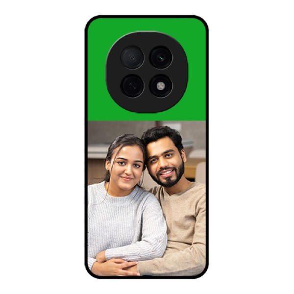 Oppo F29 Pro 5G Custom Glass Phone Case - Green Pattern Design