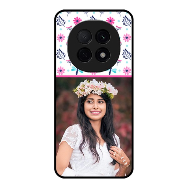 Oppo F29 Pro 5G Custom Glass Phone Case - Colorful Flower Design Oppo F29 Pro 5G Custom Glass Phone Case - Colorful Flower Design