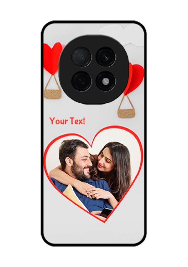 Oppo F29 Pro 5G Custom Glass Phone Case - Parachute Love Design